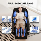 Real Relax Full Body Zero Gravity Shiatsu Recliner Electric Massage Chair  Black