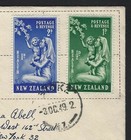 1949 New Zealand Scott  b34-35  sg  698-699  Fdc - Health Camp Stamp Set