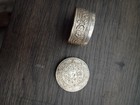 Antique Snuff pill Box Silver Or Tin 