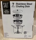 Salt Stainless Steel 7 Piece Chafing Dish - 4 Quart New In Box W Free  Shipping 