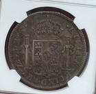 1821 Zs Rg Mexico 8r Zacatecas Ngc Xf40