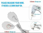 Tens Extra Large Snap On Electrode Pads  6  For Trutenstronic Massagers