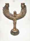 Antique Brass   Bronze Collectibles Statues Angel Figurine 12 Inch Candle Stand