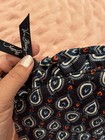 New Without Tags Vera Bradley Medallion Medley Ruffled  Trim Zip Cosmetic Case