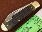 Kilby Tradition Pine Knot Ky Green Bone Easy Open Flop Eared Premium Jack Knife