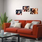 3 Pieces Vintage Sports Canvas Wall Art Vintage Baseball Basketball Football    