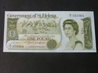 Government Of St  Helena  One Pound Queen Elizabeth  Crisp  uncirculated