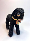 Vintage Steiff Swapl Persian Lamb Black Mohair Toy Ear Button Squeaker Id Tag
