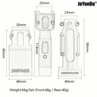  5337 Aluminum Front Rear Skid Plate Set For Rc Traxxas 1 10 Revo Slayer Summit