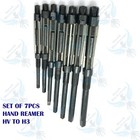 Adjustable Hand Reamer Set Of 7 Pcs   Hv To H3  1 4  Inch- 15 32  Inch