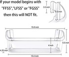 2 Pack Refrigerator Door Bin Shelf For Frigidaire   Kenmore - Replacement Parts