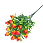 Plastic Faux Fruit Artificial Plant With 7 Prongs For Wedding Reception Decor