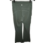 Lululemon Groove Super-high-rise Flared Pant Green Nulu Yoga Pants Women s 4