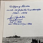 German U-boat 505 Signed Photo
