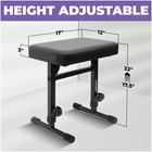 Liquid Stands Piano Bench Adjustable Stool     Music Keyboard Bench Seat For