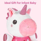 Baby Unicorn Musical Toys  Newborn Girls Gift  Soft Unicorn Plush Stuffed Animal