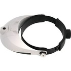 Hawk Opticals Mg9008 2 Led Head Magnifier With Extra Lenses  White