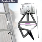 2 Pack Extension Ladder Lock Replacement Parts Compatible 28-11 Rung Kits