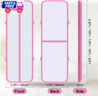 Air Tumble Track Mat 6 6   20ft Inflatable Gymnastics Tumbling Mat W  Electric Pum