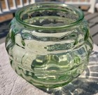 Beautiful Uranium Glass Fish Bowl 