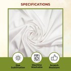 Custom Linen Table Runner With Business Logo Name Printed On Table Banner 