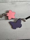 Coach Cr903 Charm Key Chain Butterfly  wildflower Pick One