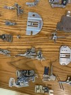 Vtg Lot 80 Sewing Machine Singer Griester  Kenmore Buttonholer Feet Attachments