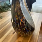 16    Art Glass Sculpture Twisted Freeform R  Garrett 13 lbs