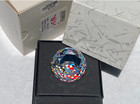 Swarovski Crystal Disney 25th Anniversary Arribas Brothers Paperweight In Box
