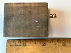 Vintage Letterpress Printing Block  your Insurance Agent  Advertising  T23