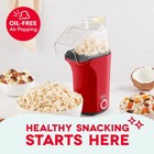 Dash Fresh Pop Popcorn Maker - Oil-free  Air Popper - 16 Cups  Red