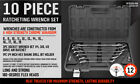 10 Extra Long Ratcheting Wrenches Spanner Double Box End Flex-head Drive Adapter