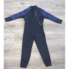 Dark Lightning Explorer Wetsuit Size 8 Neoprene Black Blue Surfing Diving Swim