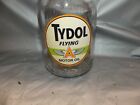 Tydol Flying A Motor 1-quart Oil Glass Bottle With Masters Metal Spout