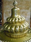 Huge Vintage Turkish Brass Tent Warmer Hot Pot Mangal Brazier - 39 