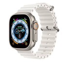 New Genuine Apple Watch Band - Ocean Band  49mm  - White - Regular  Open Box