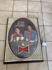 Budweiser Beer Anheuser- Busch Bar Lighted Sign Spanish Union Made Rare Vintage