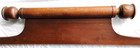 Antique Victorian Pumpkin Pine Pediment W  Rolled   Turned Crest 38 1 2 