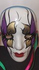 Vintage New Orleans Mardi Gras 5  Ceramic Hanging Decorative Fancy Face Mask Vg