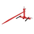 3 Point Gooseneck Ball Trailer Hitch For Cat 1 Tractor  W  Hay Bale Spear