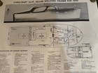Vintage 1946 Chris-craft 33-ft  Deluxe Enclosed Cruiser Blueprint  Original