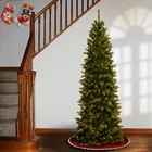 National Tree Company Pre-lit Artificial Slim Christmas Tree Green North Vall   