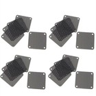 20pack 40x40mm Pvc Fan Dust Filter Pc Dustproof Cuttable Computer Mesh Cover