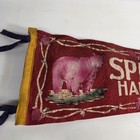 Vintage Michigan Pennant Banner Spike Horn Bear Den Harrison Michigan 25 