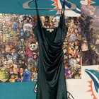 Inspired Hearts Women   s Full Slip Solid Green Size M Adjustable Straps
