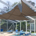 Sun Shade Sail Triangle Canopy Shelter Awning Cover For Garden Yard Pool Outdoor