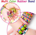 600  Multi Color Loom Bands Refill Pack With Hook Tool And Colorful S Clips     Ar