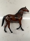 Heartland Bay Stallion Mare And Nursing Foal Brown Grazer Horses Set