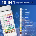 Aquarium Test Strips For Saltwater Tank  10-in-1 125 Counts Salt Water Aquari   