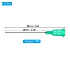50 Pcs 1  18g Blunt Tip Dispensing Needles Green